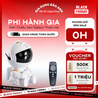 Đèn Phi Hành Gia Ngồi Chiếu Sao Thiên Hà - Model 2024