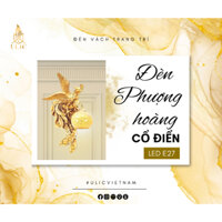 Đèn Phượng Hoàng vách trang trí phòng ngủ, phòng khách, cầu thang sang trọng V1187-V1188