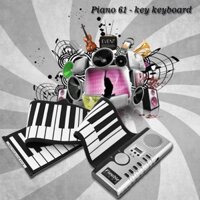 Đèn piano cuộn 61 phím với âm chuẩn  nhẹ dành cho những người mới tập chơi