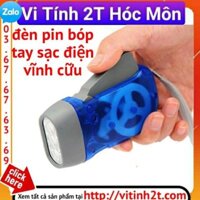 Đèn pin bóp tay Đèn pin sạc bằng tay tiện dụng không cần pin, không cần điện