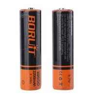 Đèn pin BORUiT - Pin Sạc Li-ion 3.7V 18650 2200mAh với PCB cho Đèn Pha và Đèn Pin