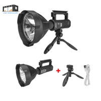 Đèn pin cầm tay, đèn bin siêu sáng chiếu xa 1000m chống thấm nước có chân đế dùng tron Quân Đội...