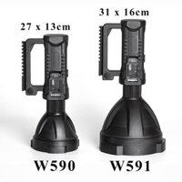Đèn pin cầm tay , đèn bin siêu sáng chiếu xa 1000m chống thấm nước có chân đế W590 và W591 đèn pin QUÂN ĐỘI - Hàng mới v