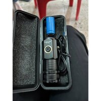Đèn pin cầm tay mini siêu nhỏ siêu sáng tỏa  vỏ nhôm chống nước độ sáng tối đa 2000 lumen Đèn cầm tay pilu kho sỉ
