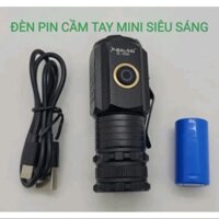 Đèn pin cầm tay mini siêu nhỏ siêu sáng toả X-BALOG 350 chất liệu vỏ hợp kim nhôm chống nước tuyệt đối