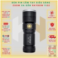 Đèn pin cầm tay RAY BOW 1122 chiếu xa 600m-1000m có ZOOM xa gần chống nước sạc ngược cho điện thoại