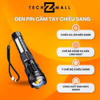 Đèn pin cầm tay siêu sáng  màn hình LCD hiển thị pin YH-2, Đèn pin mini siêu sáng Zoom kính viễn vọng