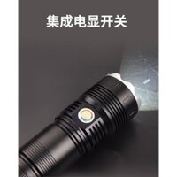 Đèn pin cầm tay siêu sáng RAY BOW 1122 chiếu xa 500 mét có ZOOM xa gần chống nước sạc ngược cho điện thoại HP-027