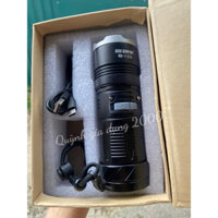 Đèn Pin Cầm Tay Siêu Sáng RAY BOW 1122A Chiếu Xa  có ZOOM xa gần chống nước sạc ngược cho điện thoại
