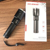 Đèn Pin cầm tay siêu sáng RAY-BOW RB-1125 Chiếu xa 700m pin bền kéo dài tới 8h