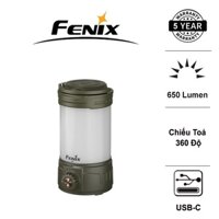 Đèn pin cắm trại FENIX CL26R Pro độ sáng 650 lumen pin 21700 sạc USB-C chiếu tỏa 360 độ Powerbank