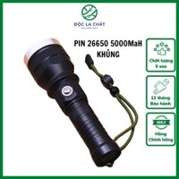 Đèn pin cao cấp LED X10 T6 siêu sáng, tay cầm chắc chắn( Đã bao gồm pin và sạc) - Video thực tế