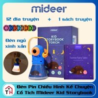 Đèn pin chiếu hình kể chuyển cổ tích Mideer Kid Storybook Torch - Kết hợp đèn ngủ chiếu sao - Quà xinh xắn tặng cho bé