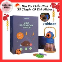 Đèn pin chiếu hình kể chuyện cổ tích cho bé Mideer Kid Storybook Torch kết hợp đèn ngủ 12 Truyện