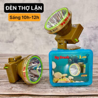 Đèn Pin Chống Nước, 2 Pin , Sáng 10-12h liên tục, Bền Bỉ. Soi cá-Đi Rừng-Thợ Mỏ. Đèn pin đội đầu