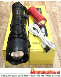 Đèn pin có cổng sạc USB Police HIEN352-S35, Đèn pin siêu sáng Police HIEN352-S35 bóng P50 chính hãng /Bảo hành 03 tháng