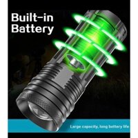 Đèn Pin  Đa Chức Năng, Đèn Pin Chiếu Điểm LED Siêu Sáng Câu Cá Đêm
