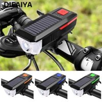 Đèn pin DAIYA Sừng chống nước Sạc đôi phản quang mạnh USB có thể sạc lại