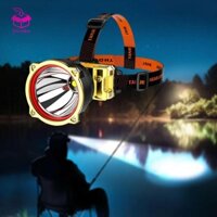 Đèn pin đầu hiển thị điện siêu sáng chống nước cho người lớn để cắm trại chạy bộ