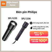 Đèn pin di động màu xanh lá cây sạc USB C 4 chế độ chiếu sáng Đèn flash sắc nét 400 lumen 200 mét Philips SFL1235