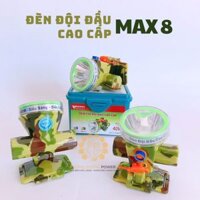 Đèn pin đội đầu cao cấp Vinamax Max 8-ánh sáng trắng kèm dây đeo