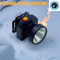 đèn pin đội đầu, đèn đeo đầu siêu sáng 163B. mini, chống nước 95W, soi ếch, đi rừng, hầm mỏ. FLASHLIGHT DOREMI
