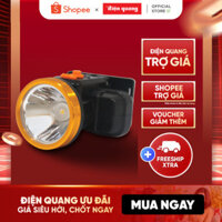 Đèn pin đội đầu Điện Quang ĐQ PFL16 R BLY(Pin sạc Lithium, Đen – Vàng, 2.5W, ánh sáng vàng)
