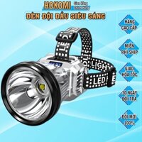 Đèn pin đội đầu HOKOMI T998, đèn bin siêu sáng 3 chế độ 5w nhựa Abs cao cấp chống nước ánh sáng trắng tùy chỉnh dây đeo