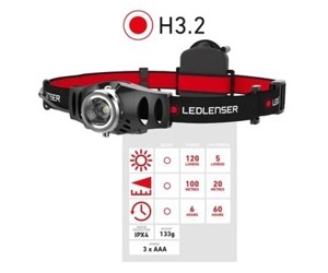 Đèn pin đội đầu Led Lenser H3.2