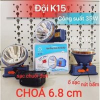 Đèn Pin Đội Đầu Sạc K15 Siêu Sáng