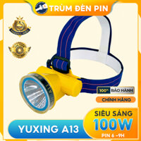 Đèn Pin Đội Đầu Siêu Sáng 100W YUXING A13 LED, Chiếu Xa, Chống Nước, Ánh Sáng Trắng & Vàng, Đèn Pin Đeo Đầu Giá Rẻ