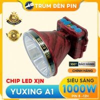 Đèn Pin Đội Đầu Siêu Sáng 1000W YUXING A1 LED, Chiếu Xa, Chống Nước, Ánh Sáng Trắng & Vàng, Đèn Pin Đeo Đầu Có Cảm Biến