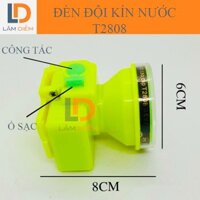 Đèn pin đội đầu siêu sáng chông nước lặn sâu 20m 3 chế độ t2808