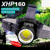Đèn Pin Đội Đầu Siêu Sáng XHP160 Có Thể Sạc Lại Được