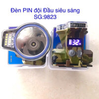 Đèn pin đội Đầu siêu sáng chống nước suncessa sg 9823