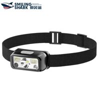 Đèn pin đội đầu SMILING SHARK TD0144 siêu sáng cảm biến type-c có thể sạc lại 6 chế độ trắng/đỏ nhẹ chống thấm