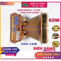 Đèn pin đội đầu SUNCESSA K33 65W siêu sáng chống nước kín nước Ánh sáng vàng và trắng đèn đeo đầu đi rừng soi ếch lặn