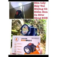 Đèn pin đội đầu Thái Lan. Đèn có hiện thị % pin và 2 cổng sạc và đèn pin lấy ráy tai chuyên nghiệp không có điểm đen.