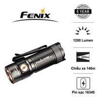 Đèn pin FENIX E18R V2.0 sáng 1200 lumen chiếu xa 146m LED Luminus SST40 pin 16340 700mAh sac USB C bảo hành 5 năm