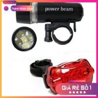 Đèn Pin Gắn Xe Đạp & Đèn Chiếu Hậu 5 LED WJ-101