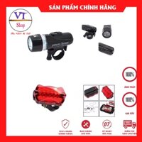 Đèn Pin Gắn Xe Đạp  thời trang & Đèn Chiếu Hậu 5 LED WJ-101