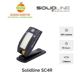 Đèn pin kẹp nón LedLenser Solidline SC4R