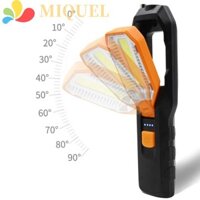 Đèn pin khẩn cấp MIQUEL, Đèn làm việc nhỏ gọn nhẹ, Có thể xoay Dễ dàng mang theo Thiết kế móc nhựa sáng Đèn pin cảnh báo cắm trại