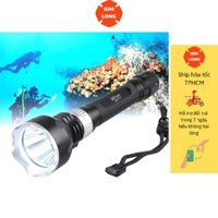 Đèn Pin Lặn Biển Sâu 80m Model TP52 Có 5 Chế Độ Sáng Quang Thông 2000 Lumen Xoay Đổi Mode