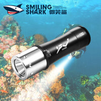 Đèn pin lặn SMILING SHARK Q16 T6 LED sạc siêu sáng chống nước IPX8 sử dụng dưới nước 80m cho người thích lặn đêm