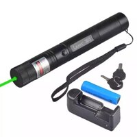 Đèn Pin Laser 303 Chiếu Xa Siêu Sáng Kèm Pin, Sạc Và Khóa CH Forbic