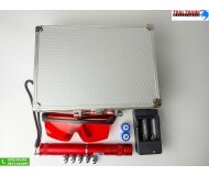 đèn pin laser đốt cháy , hộp va li nhôm