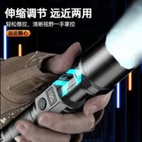 Đèn Pin Laser Tốt Nhất Ánh Sáng Mạnh Siêu Sáng Ngoài Trời Sạc Xenon Tầm Xa Di Động Zoom Siêu Dài led HW29