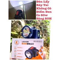 Đèn pin lấy ráy tai chuyên nghiệp(Không Có Điểm Đen)-Đèn pin đội đầu-đèn thợ lặn- đèn chịunước-Sáng 20H,Nhẹ 100gam,Cs80W