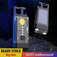 Đèn Pin led cob 500lm Sạc usb Loại c Năng Lượng Mặt Trời Chống Thấm Nước ipx4 500mah